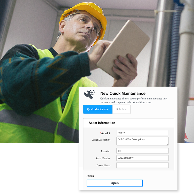 Manage Maintenance and Work Orders