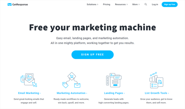 getresponse email marketing automation