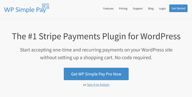 wp simple pay plugin